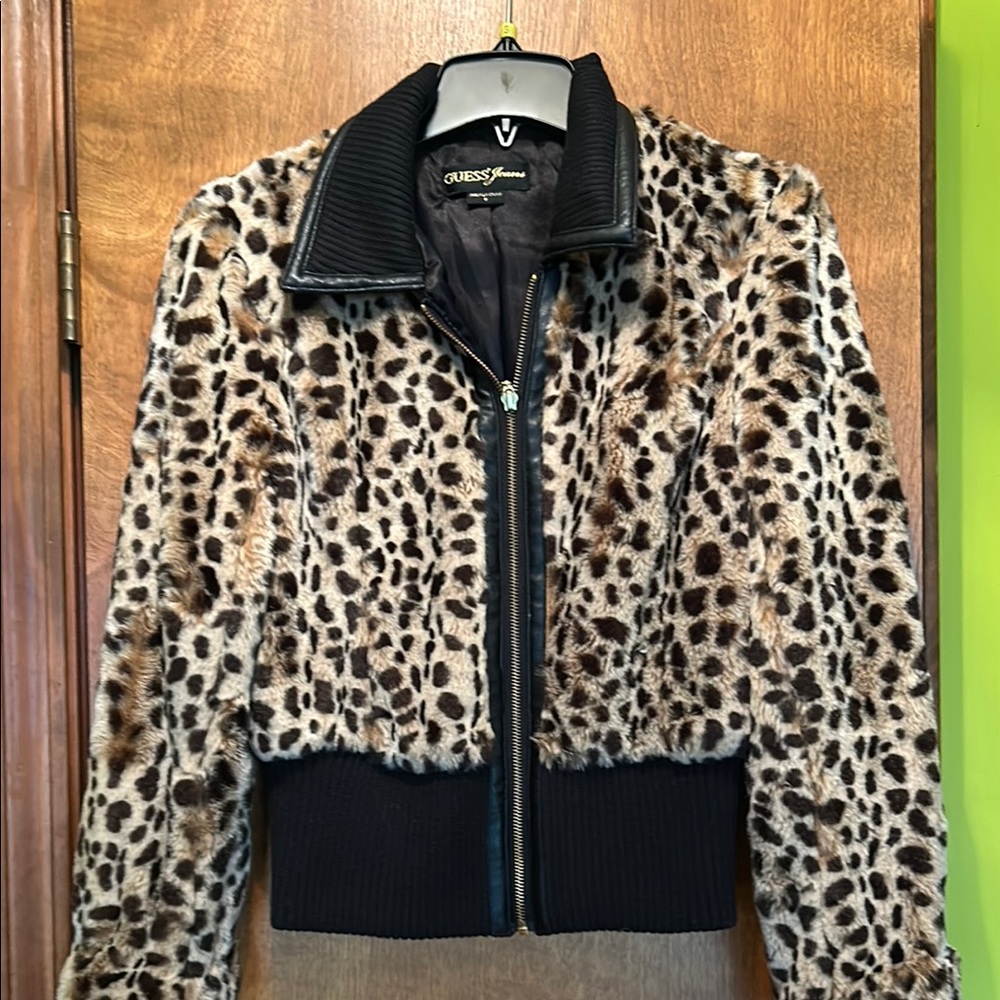 GUESS Leopard Print Women's Jacket